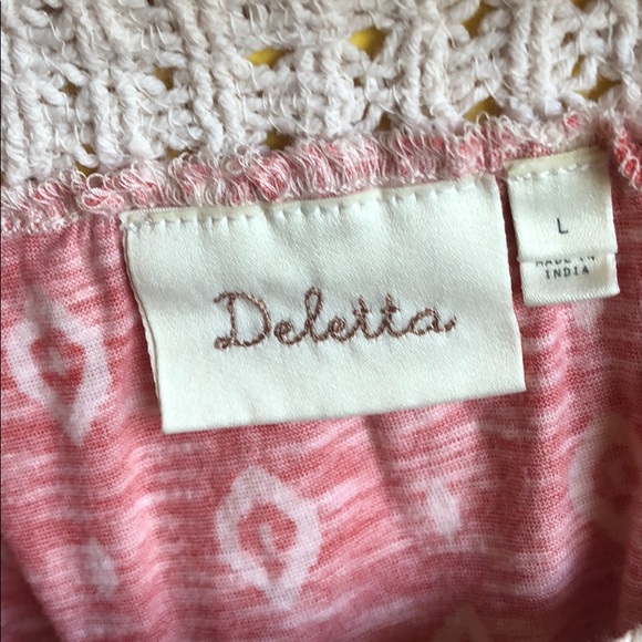 Anthropologie deletta crochet top - Picture 2 of 4